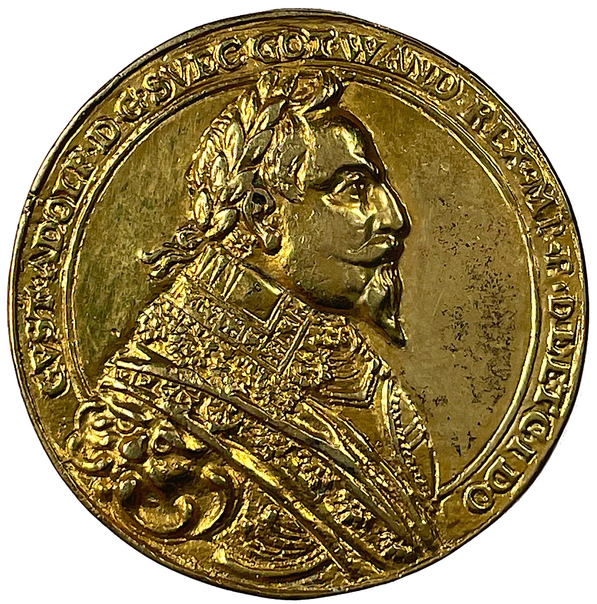 Minnespenning över konungaparet Gustav II Adolf och Maria Eleonora 1620-talet - Ex. Crona 1937:175