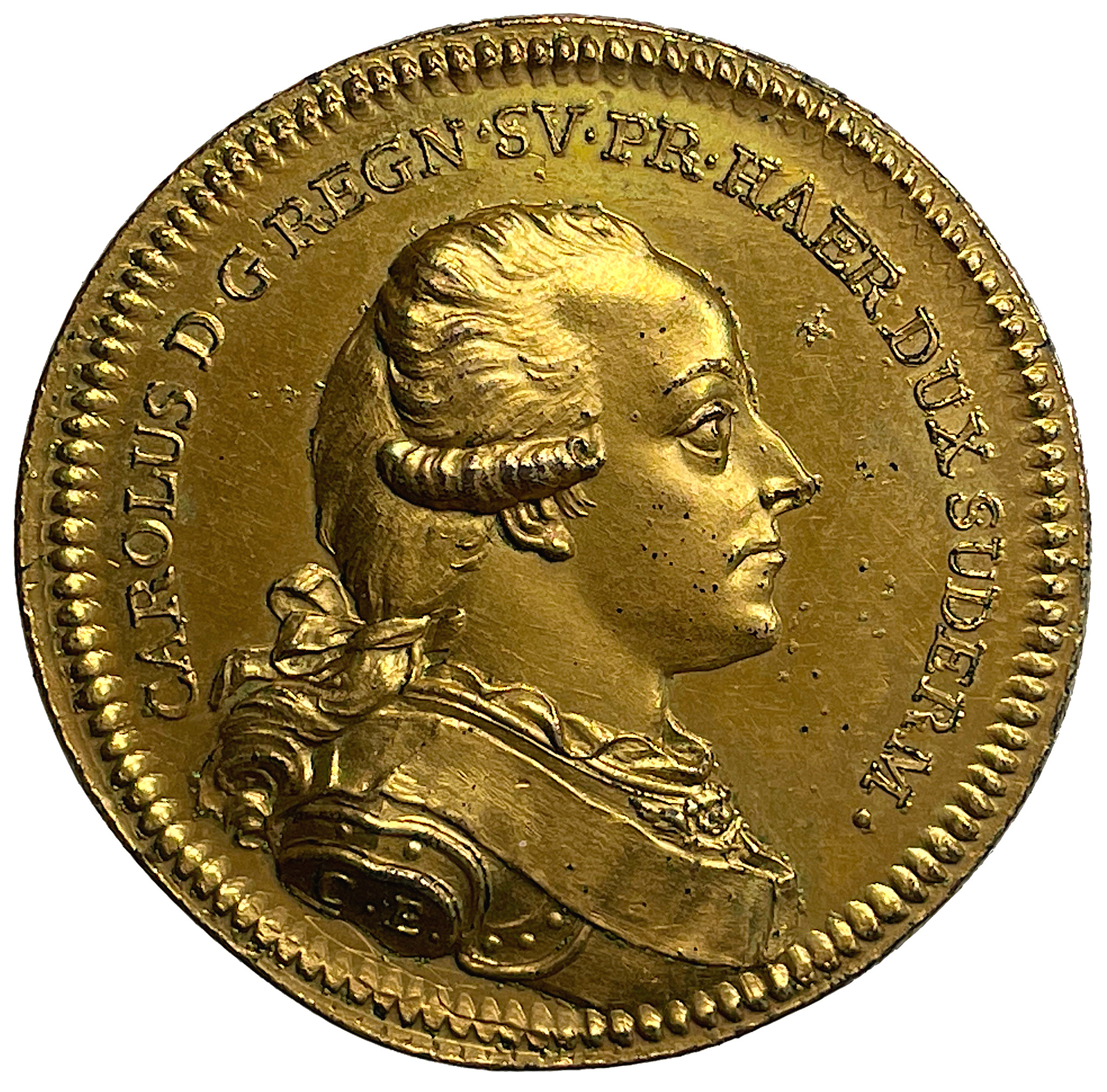Hertig Karl blir riksföreståndare under Gustav IV Adolfs minderårighet den 29 mars 1792 av Carl Enhörning - Vackert exemplar