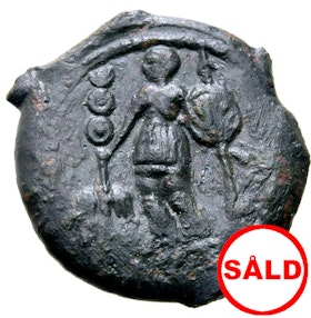 Centrala Gallien, Arverni Brons 18mm. Ca 50-30 f.Kr