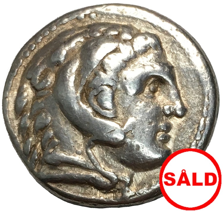 Grekland, Makedonien, Alexander III (Den Store) 336-323 f.Kr, Tetradrachm - BRA EXEMPLAR