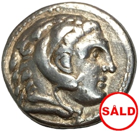 Grekland, Makedonien, Alexander III (Den Store) 336-323 f.Kr, Tetradrachm - BRA EXEMPLAR