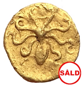 Antika Grekland, Sicilien, Syrakusa, Agathocles 317/316-289 f.Kr - 5 Litrai - GULD - MYCKET SÄLLSYNT - XR