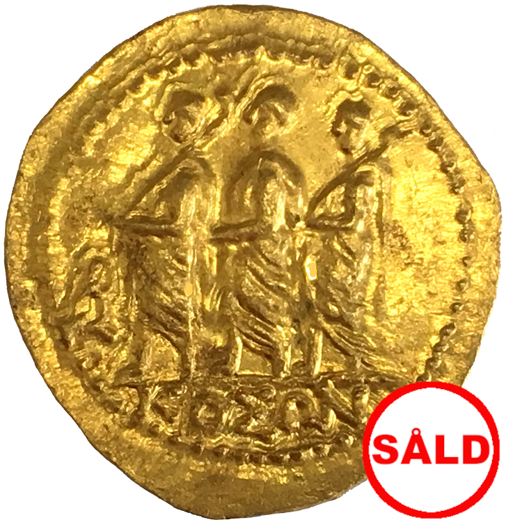 Romerska republiken, Brutus Guldstater ca 43-42 f.Kr - PRAKTEX - MINT STATE