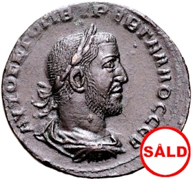 Trebonianus Gallus, 251-253 e.Kr,  Antiokia ad Orontem, Seleukis och Pieria - Ett ocirkulerat toppexemplar - MYCKET SÄLLSYNT