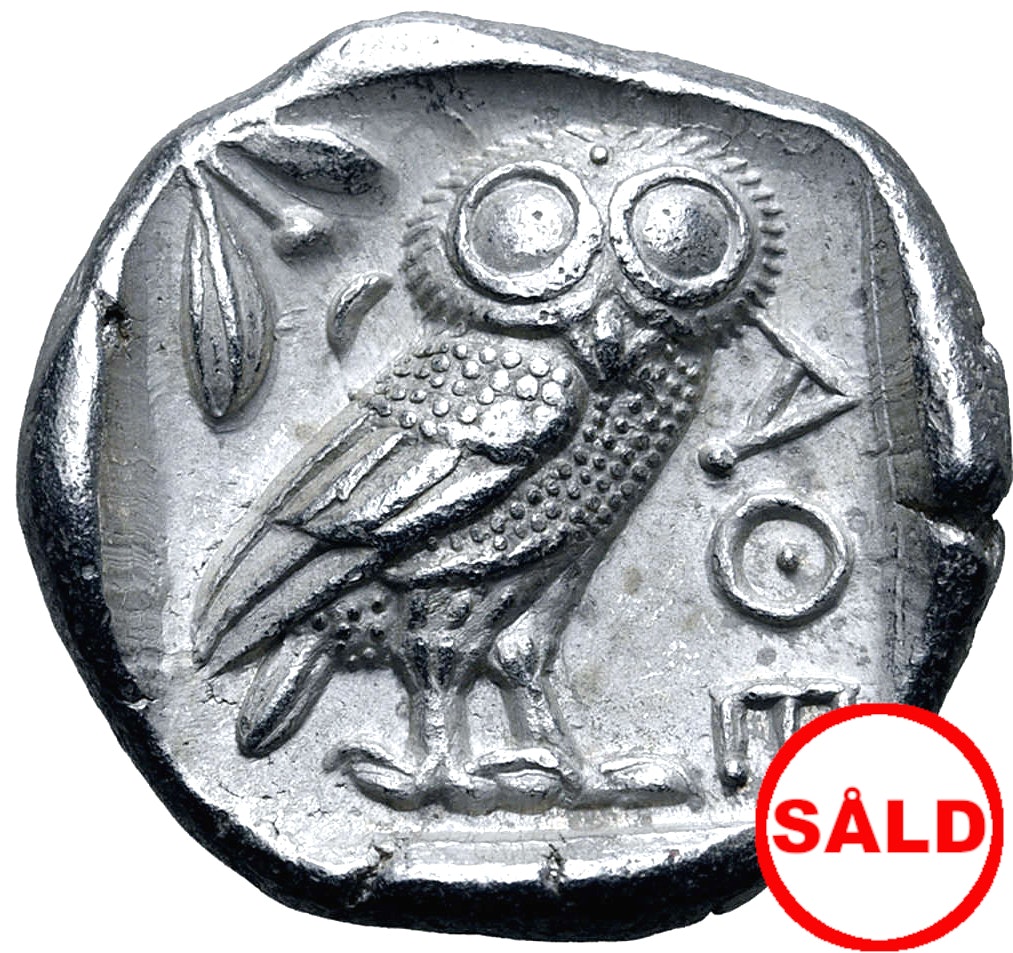 Attika, Aten, Tetradrachm 454-404 f.Kr - MYCKET VACKERT SKICK