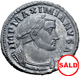 Galerius 305-311 e.Kr. - Follis - Ett underbart skarpskuret och silvrigt exemplar