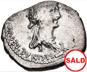 Markus Antonius och Cleopatra - En numismatisk raritet