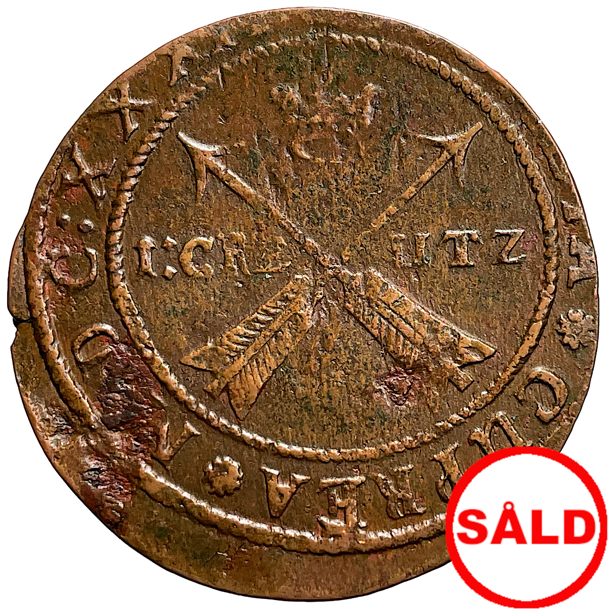 Gustav II Adolf - 1 Kreutzer 1632 - Tilltalande exemplar - Ett sällsynt och historiskt mycket intressant mynt