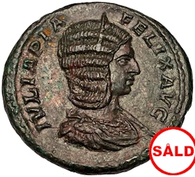 Julia Domna gift med Septimius Severus - Vacker och skarpskuret exemplar
