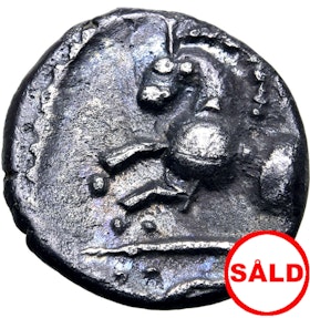 Centrala Gallien, Sequani, Togirix ca 100-50 f.Kr silver Unit - MYCKET SÄLLSYNT