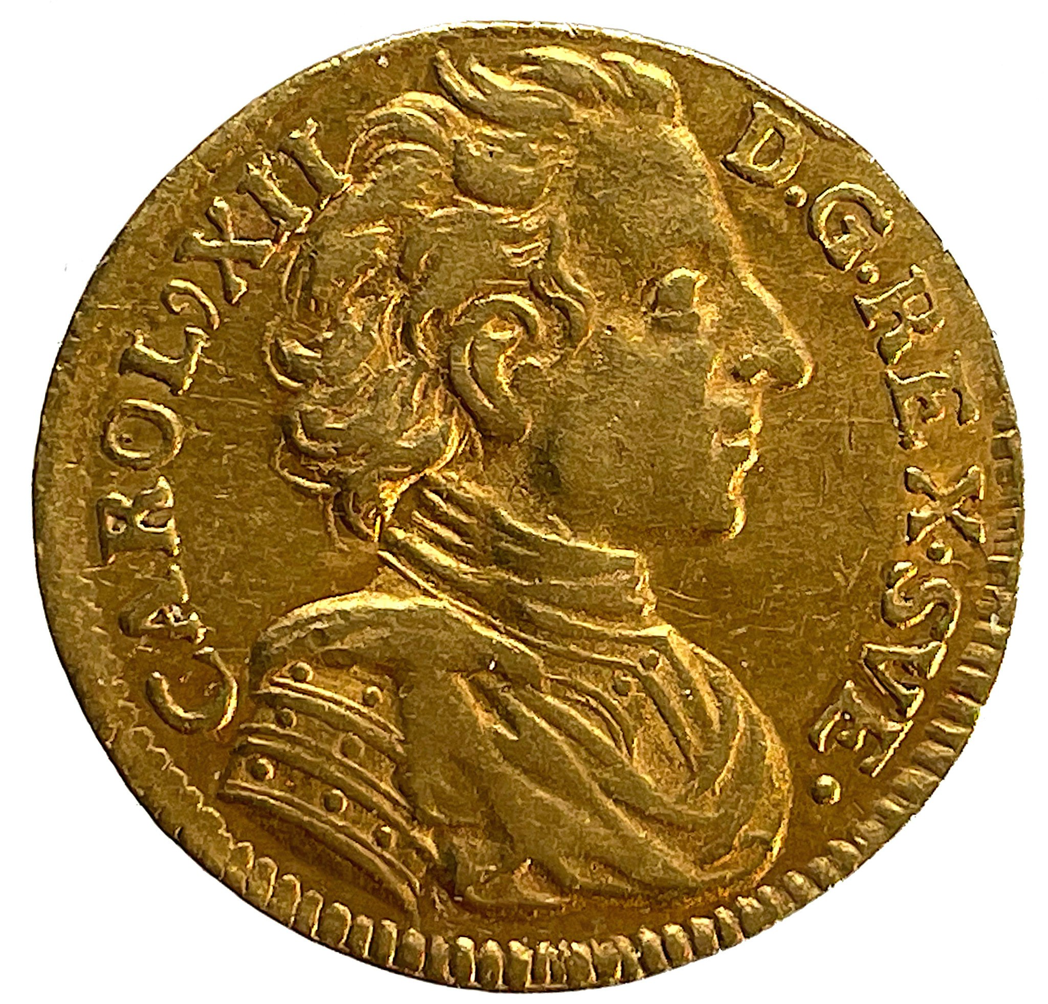 Karl XII - Dukat 1715 med EST• - 11 kända exemplar i privat ägo