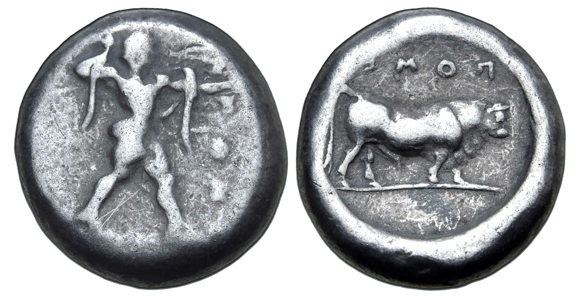 Lukanien, Posedonien - Stater cirk 470-445 f.Kr - Sällsynt