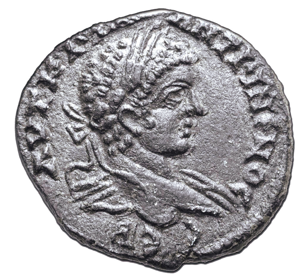 Elagabalus 218-222 e.Kr. Tetradrachm, Antiokia, Seleukis & Pieria. Präglad 219 e.Kr.