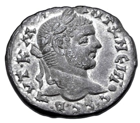 Caracalla 198-217 e.Kr - Antiokia - Mycket vacker tetradrachm