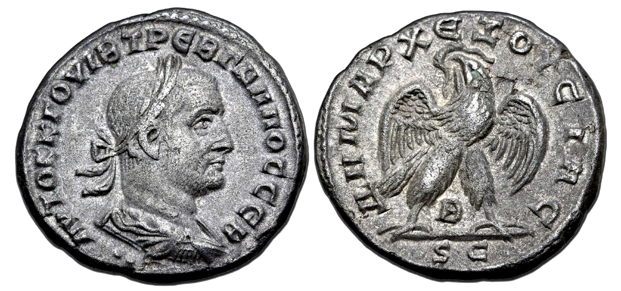 Trebonianus Gallus 251-253 e.Kr. Antiokia Tetradrachm