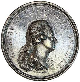 Gustav III:s stadsvälvning den 19 augusti 1772 av Carl Gustaf Fehrman - Mycket sällsynt RR