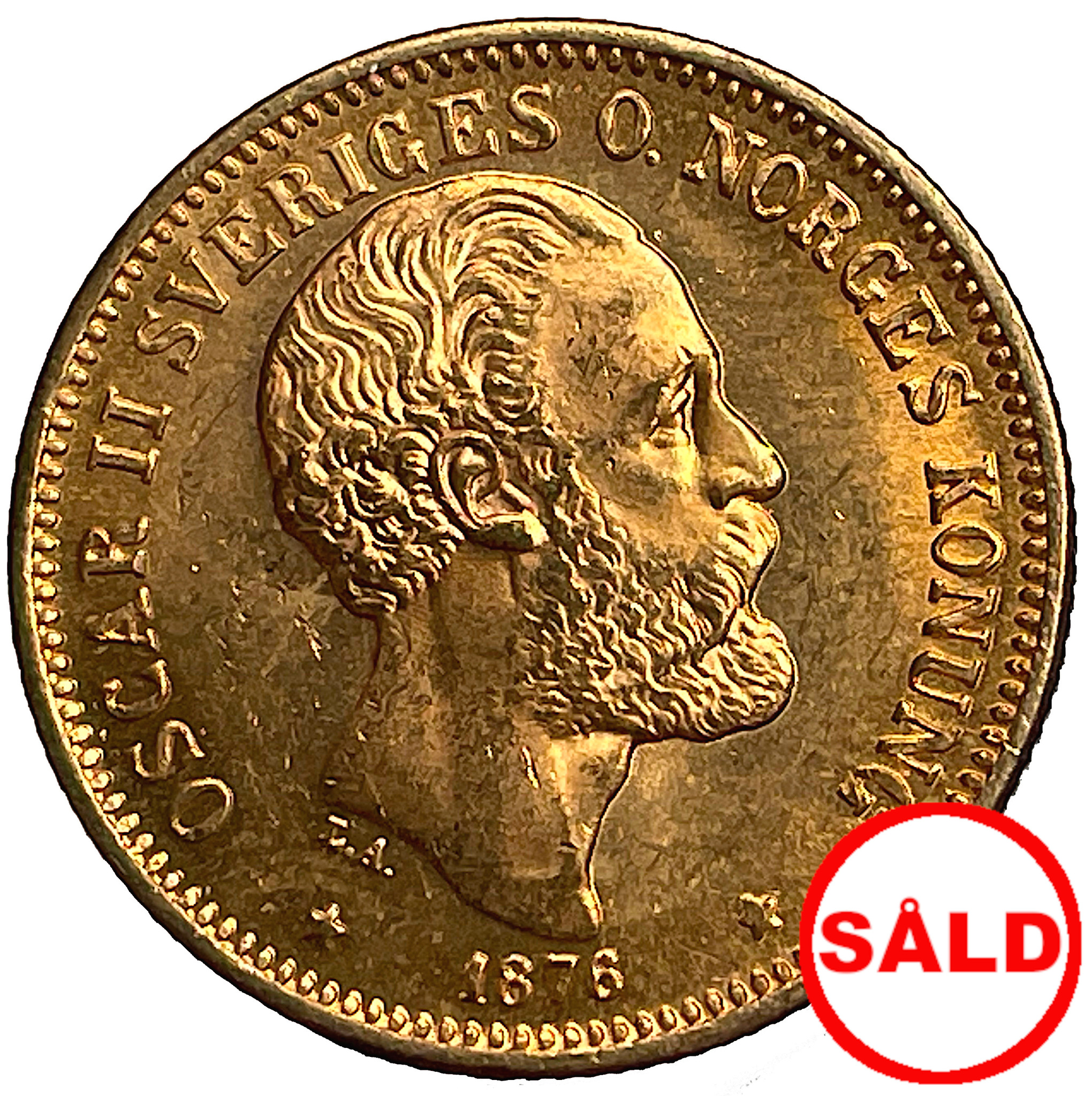 Oskar II - 20 Kronor 1876