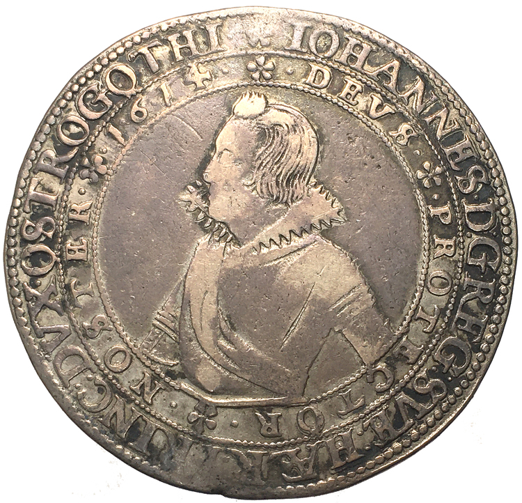 Johan hertig av Östergötland, Vadstena 4 mark 1614 - RAR