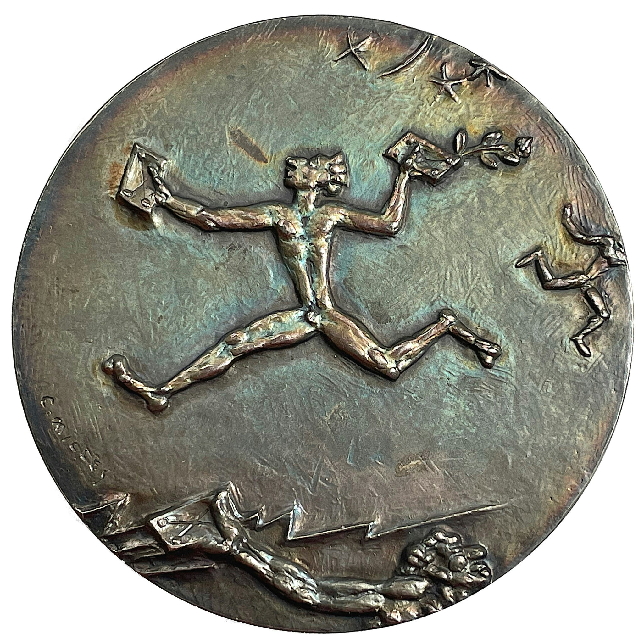 Carl MIlles - Den filatelistiska världsutställningen i Stockholm 1955 - STOCKHOLMIA 55 - Mycket sällsynt
