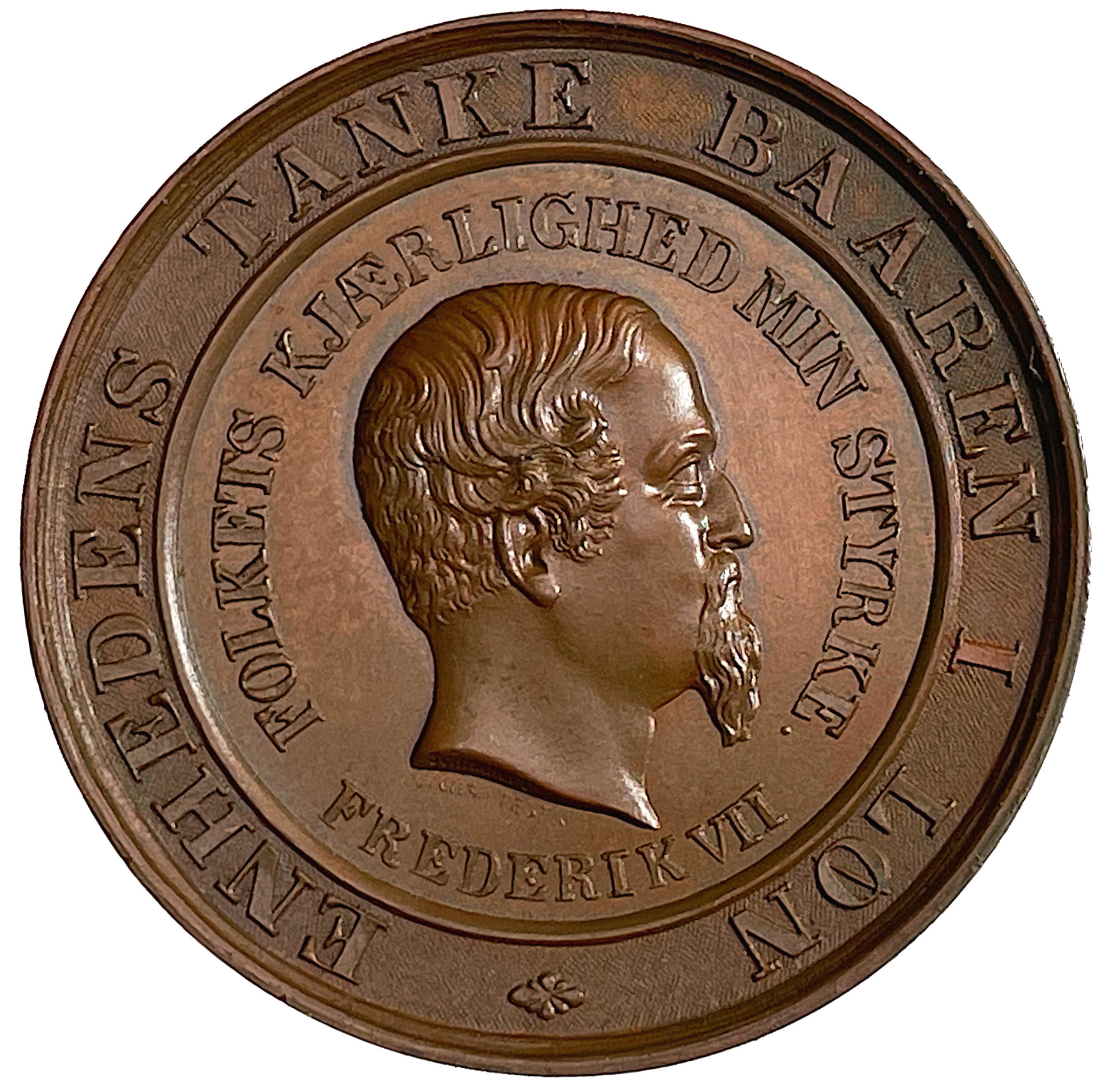 Konungens besök hos Danmarks konung Fredrik VII i juli månad 1862 av Georg Ludvig Friedrich Schmalfeld - MYCKET SÄLLSYNT - RRR