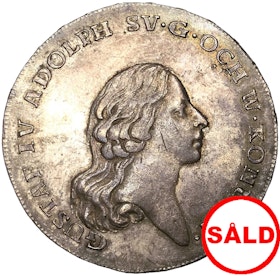 Gustav IV Adolf, Riksdaler 1796 - LÄCKERT EXEMPLAR