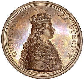 Gustav III:s kröning den 29 maj 1772 - Ett ocirkulerat toppexemplar av Gustaf Ljungberger