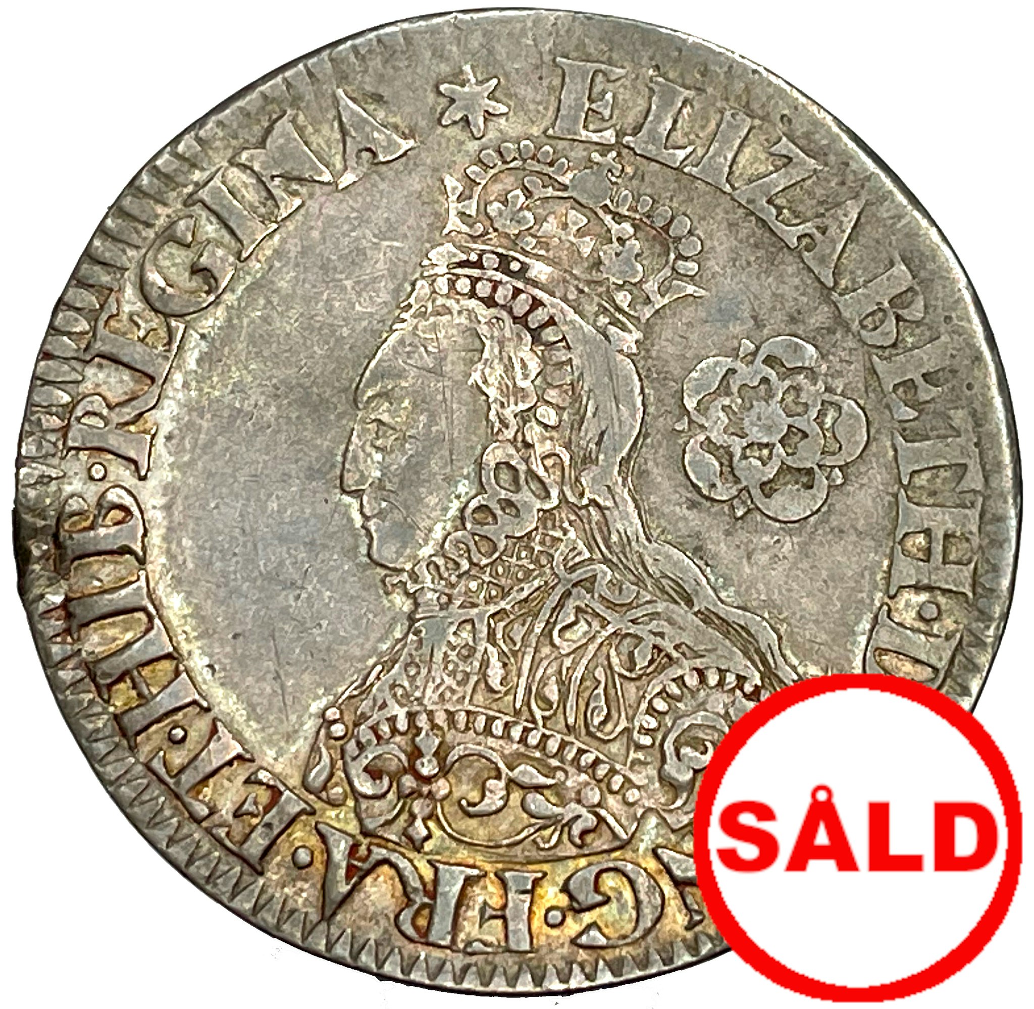 England, Tudor, Elizabeth I 1558-1603, sixpence 1562 - Bra exemplar för typen