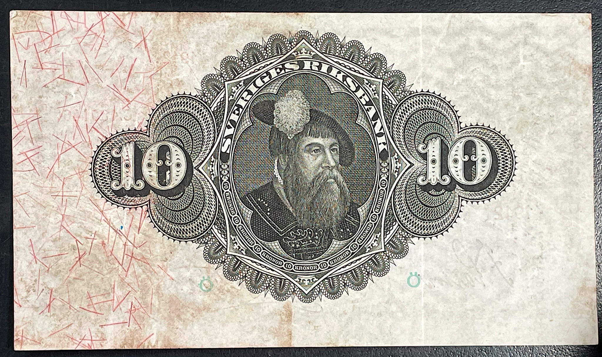 Gustav V - 10 kronorsedel 1912