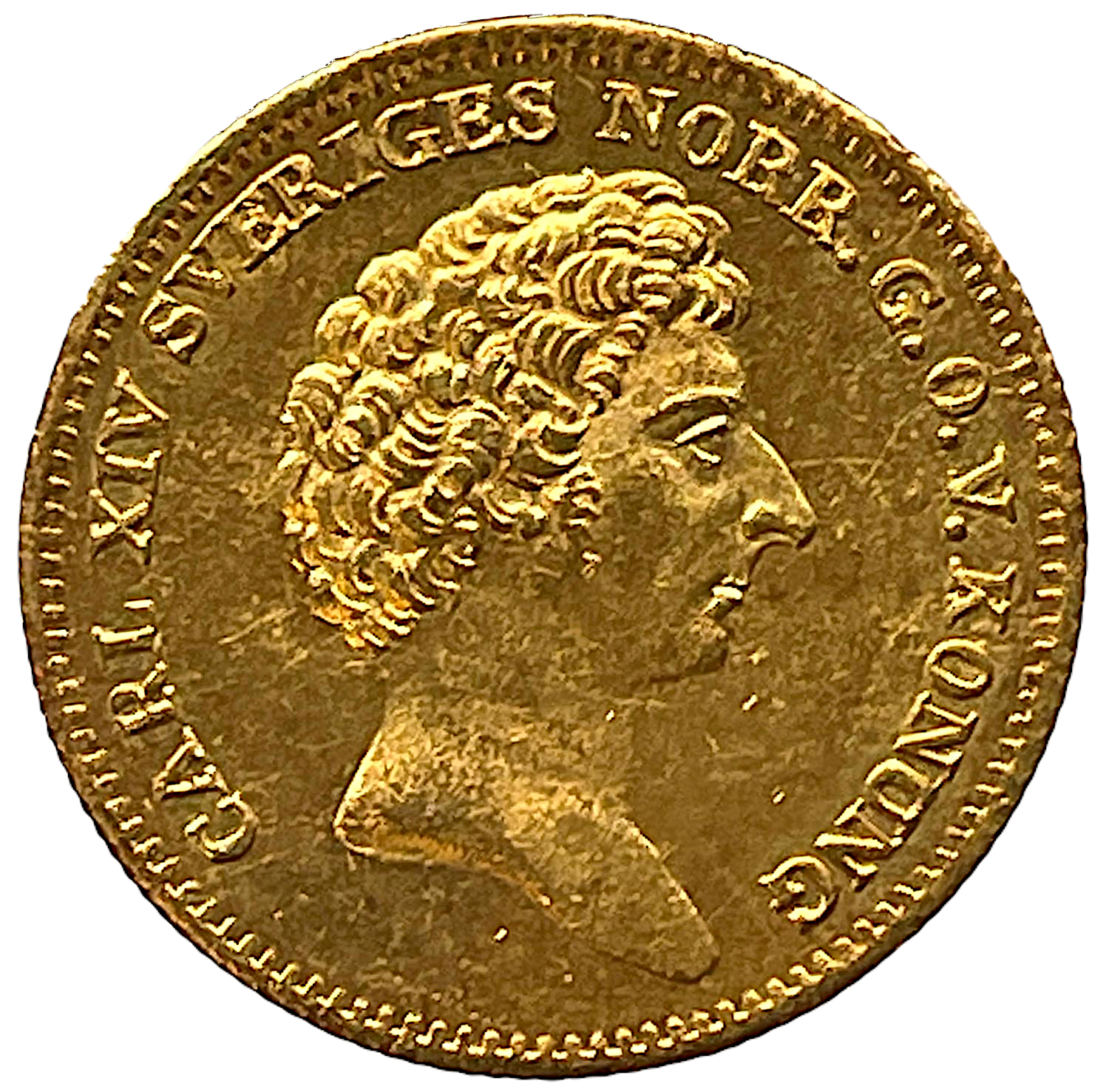 Karl XIV Johan, Vacker dukat 1843