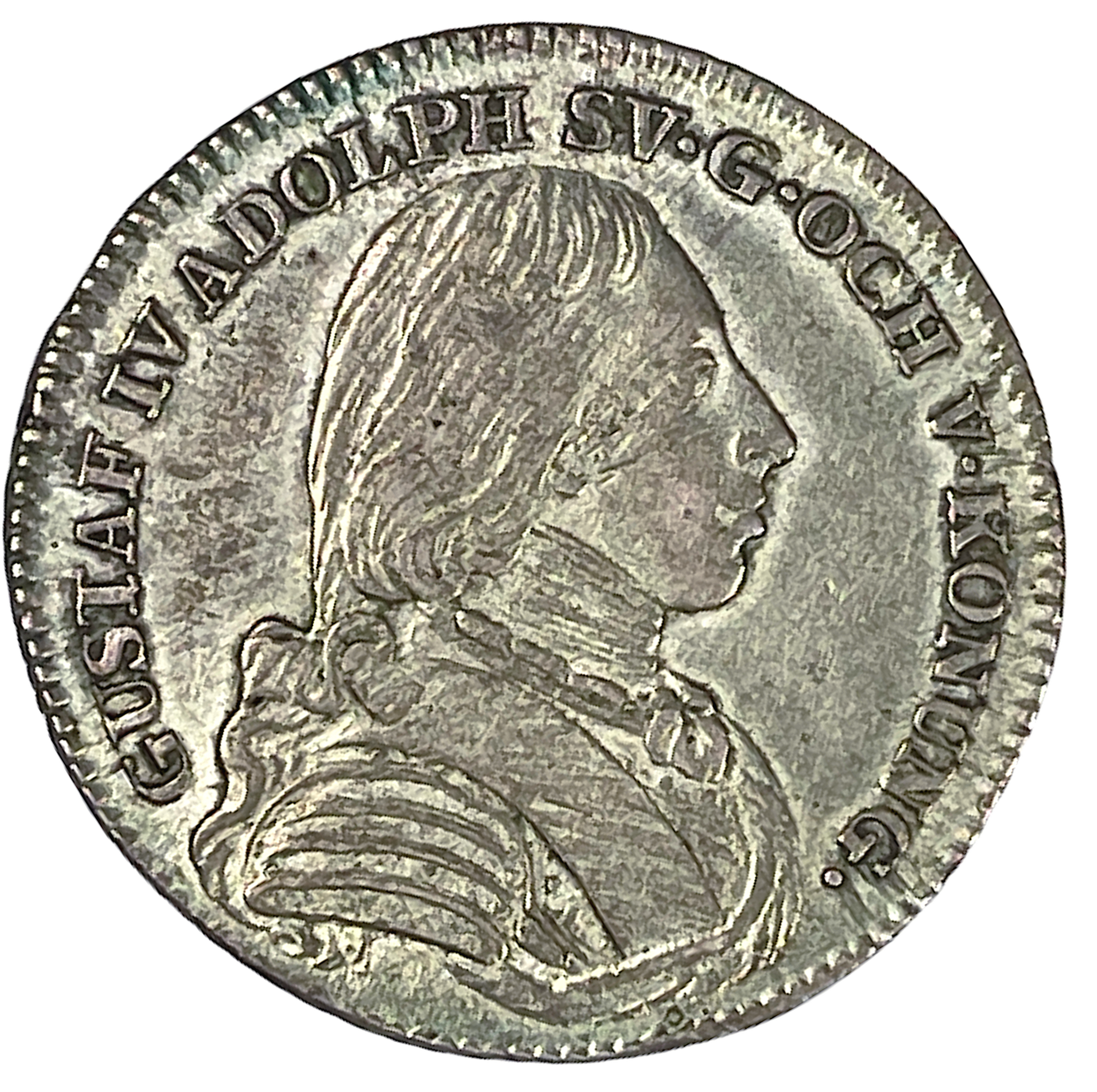 Gustav IV Adolf - 1/6 Riksdaler 1804