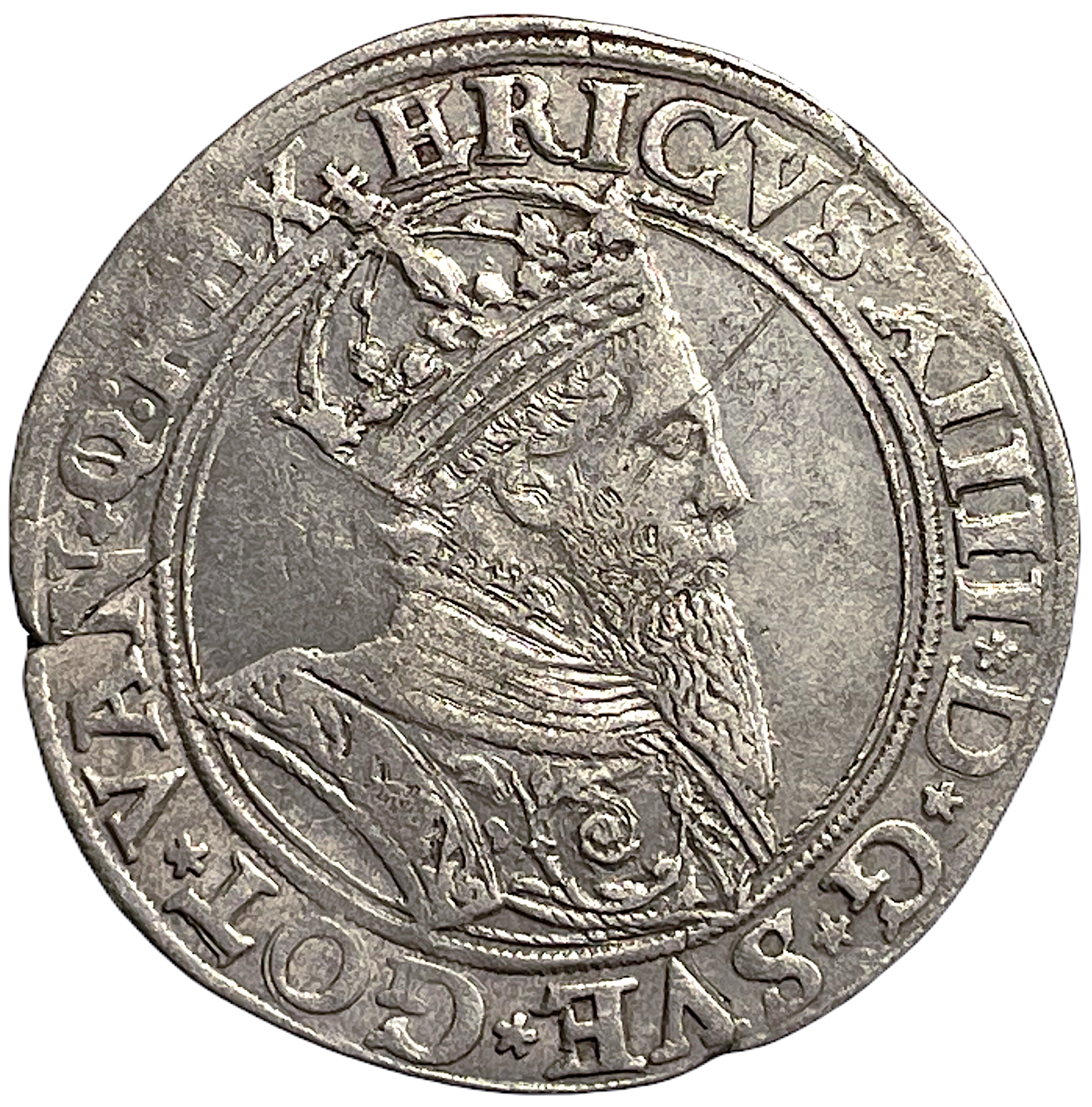 Erik XIV - Mark 1564 - Bra metallyster
