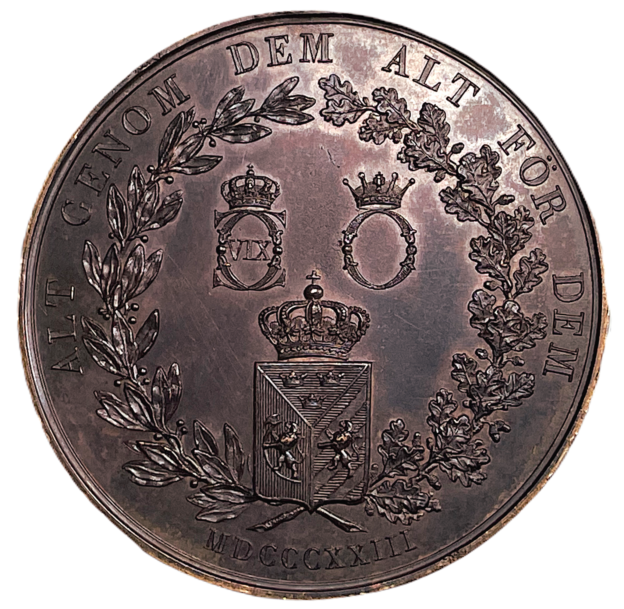 Drottning Desiderias ankomst till Sverige 1823 - Ett vackert exemplar