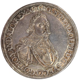 Gustav II Adolf, Augsburg - Taler 1632 - Vackert exemplar