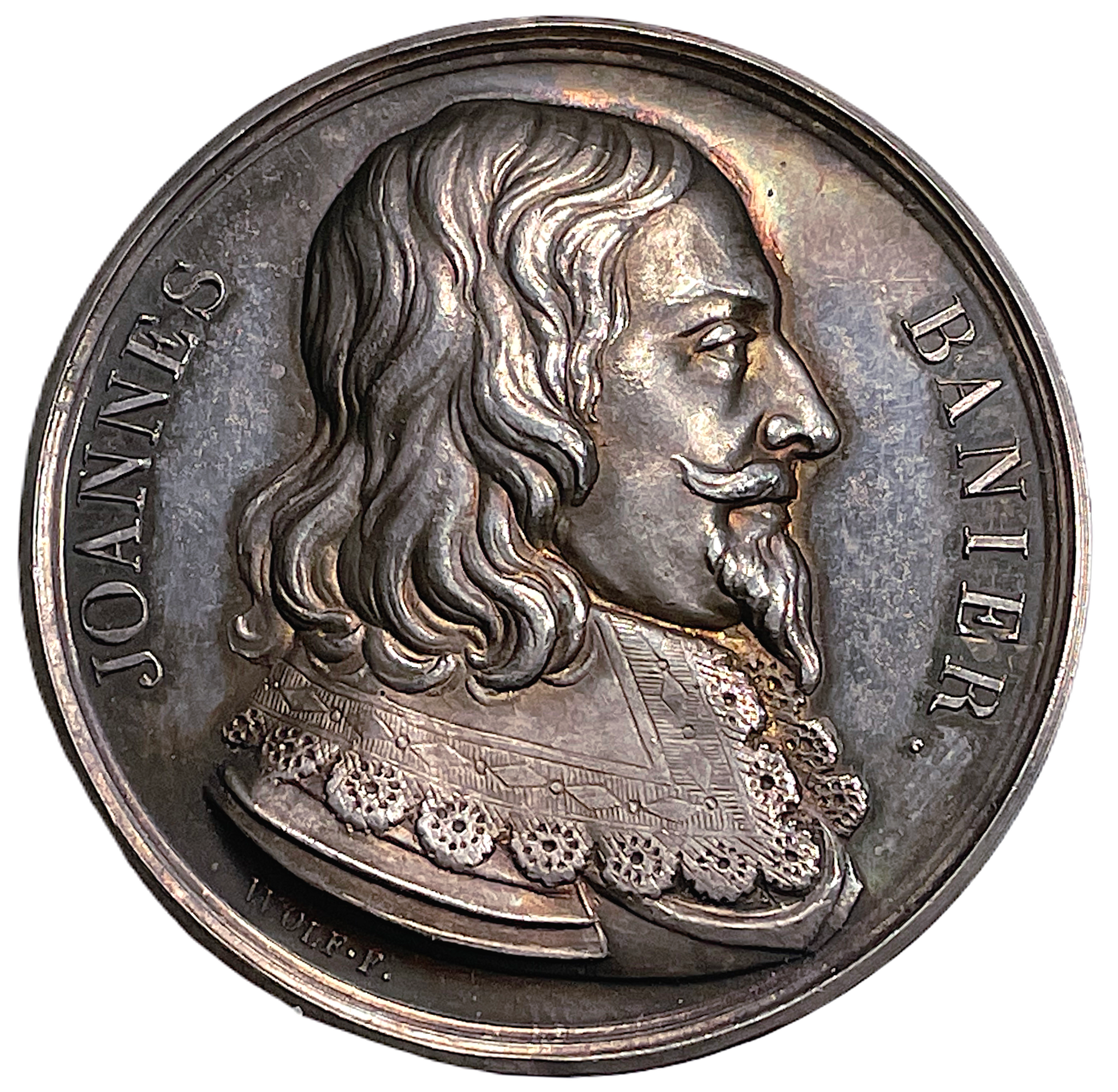 Johan Banér (1596-1641) av B. Wolf Paris 1826 - En av Sveriges främsta fältherrar genom tiderna - MYCKET SÄLLSYNT - RR