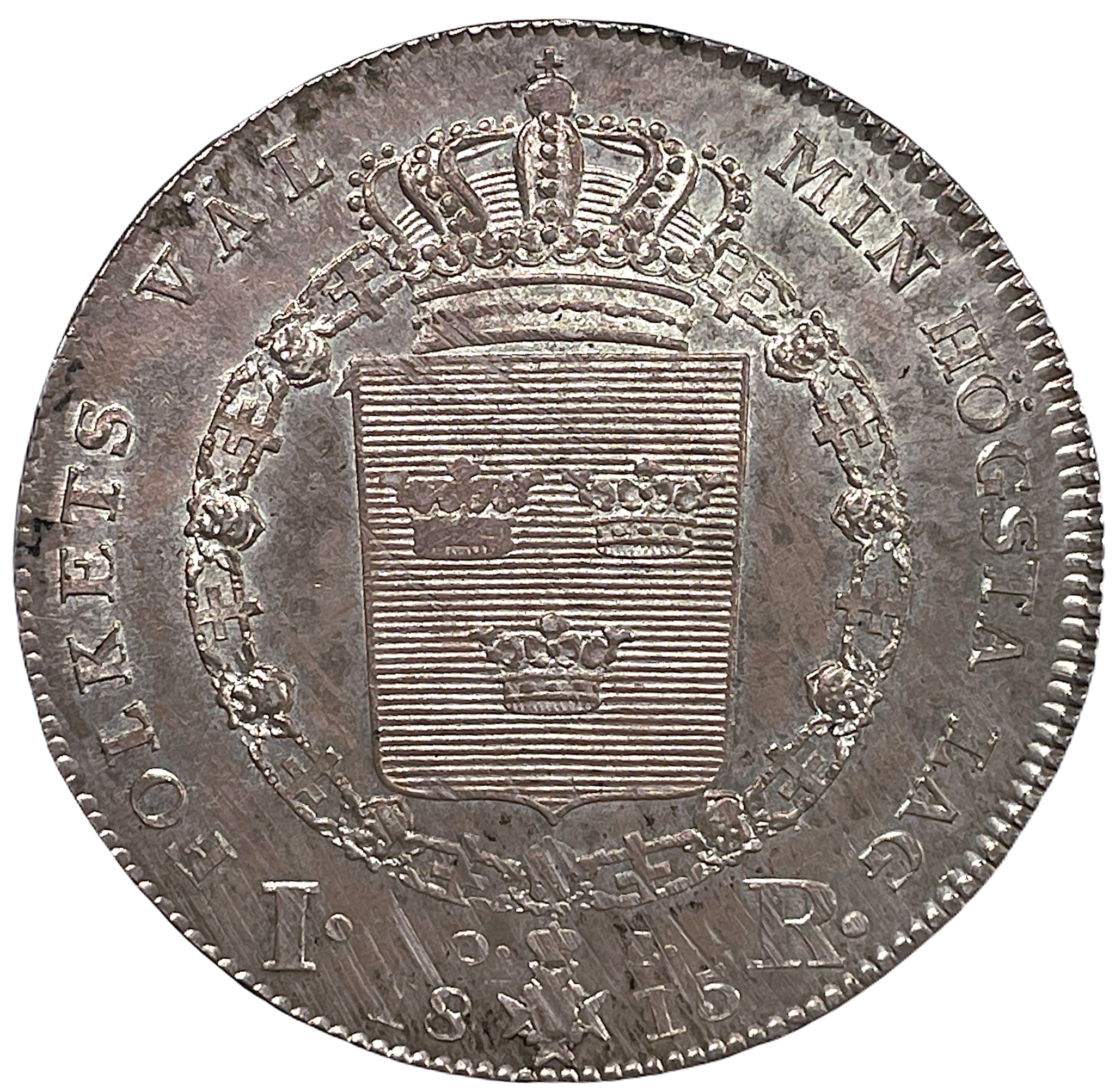 Karl XIII - Riksdaler 1815 - Ovanligt vackert exemplar