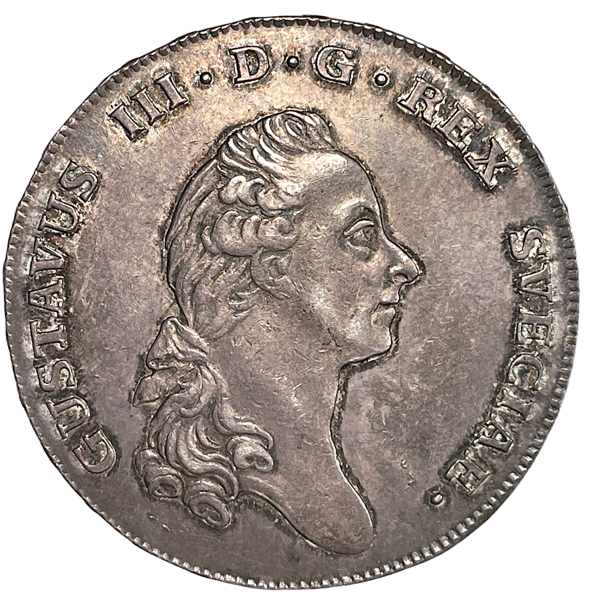 Gustav III - Riksdaler 1776 - Ett tilltalande och välpräglat exemplar