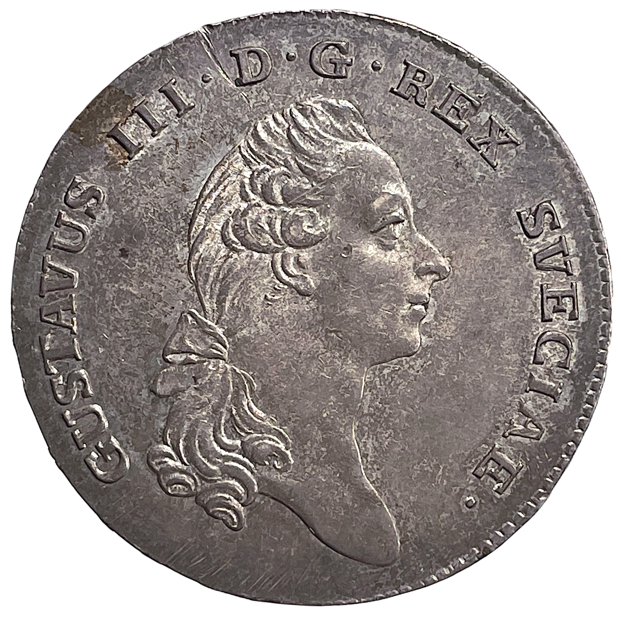 Gustav III - Riksdaler 1782 - Vackert exemplar