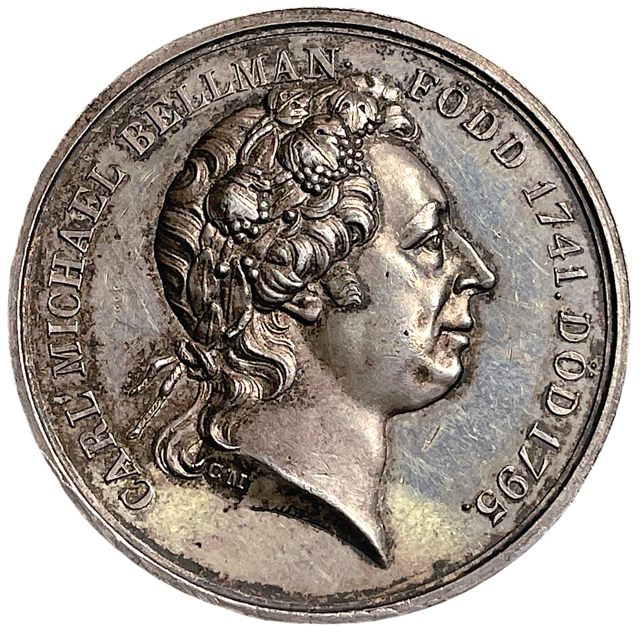 Carl Michael Bellman (1740-1795) av Carl Magnus Mellgren 1833 - En av Sveriges nationalskalder