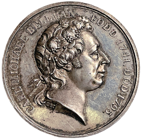 Carl Michael Bellman (1740-1795) av Carl Magnus Mellgren 1833 - En av Sveriges nationalskalder