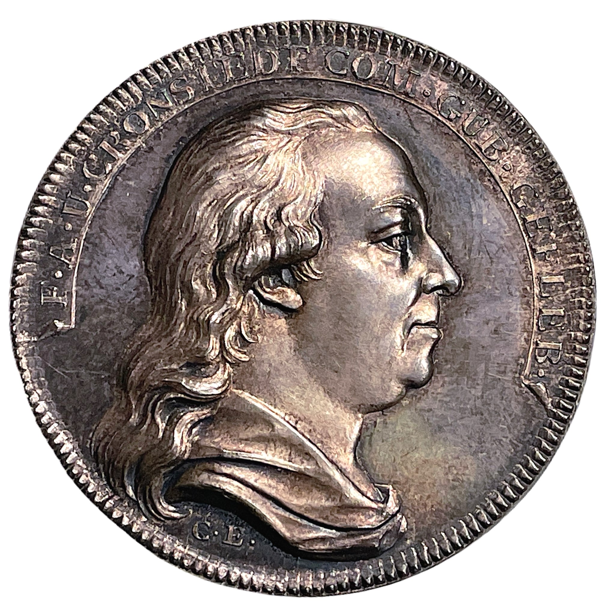 Fredrik Adolf Ulrik Cronstedt (1744-1829) av Carl Enhörning 1808 - Konstnär och landshövding i Gävleborgs län