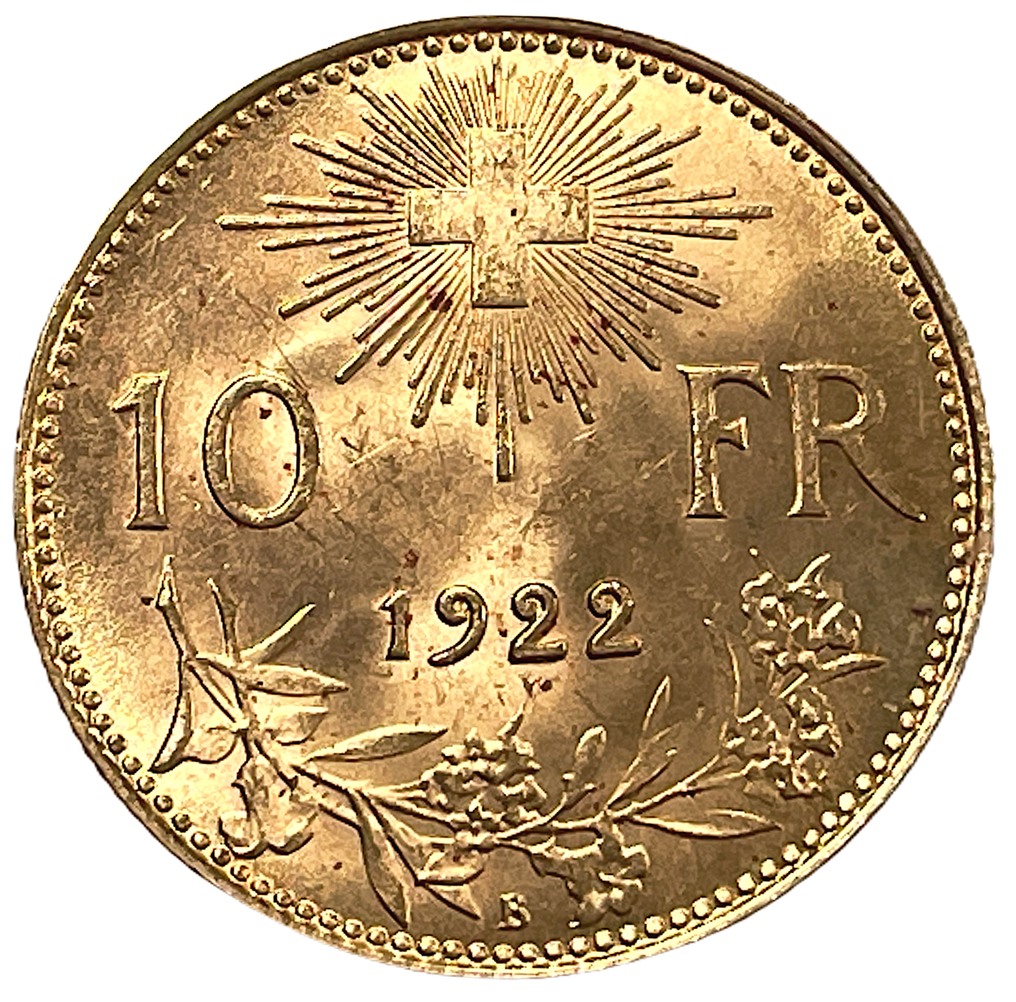 Schweiz - 10 Francs 1922