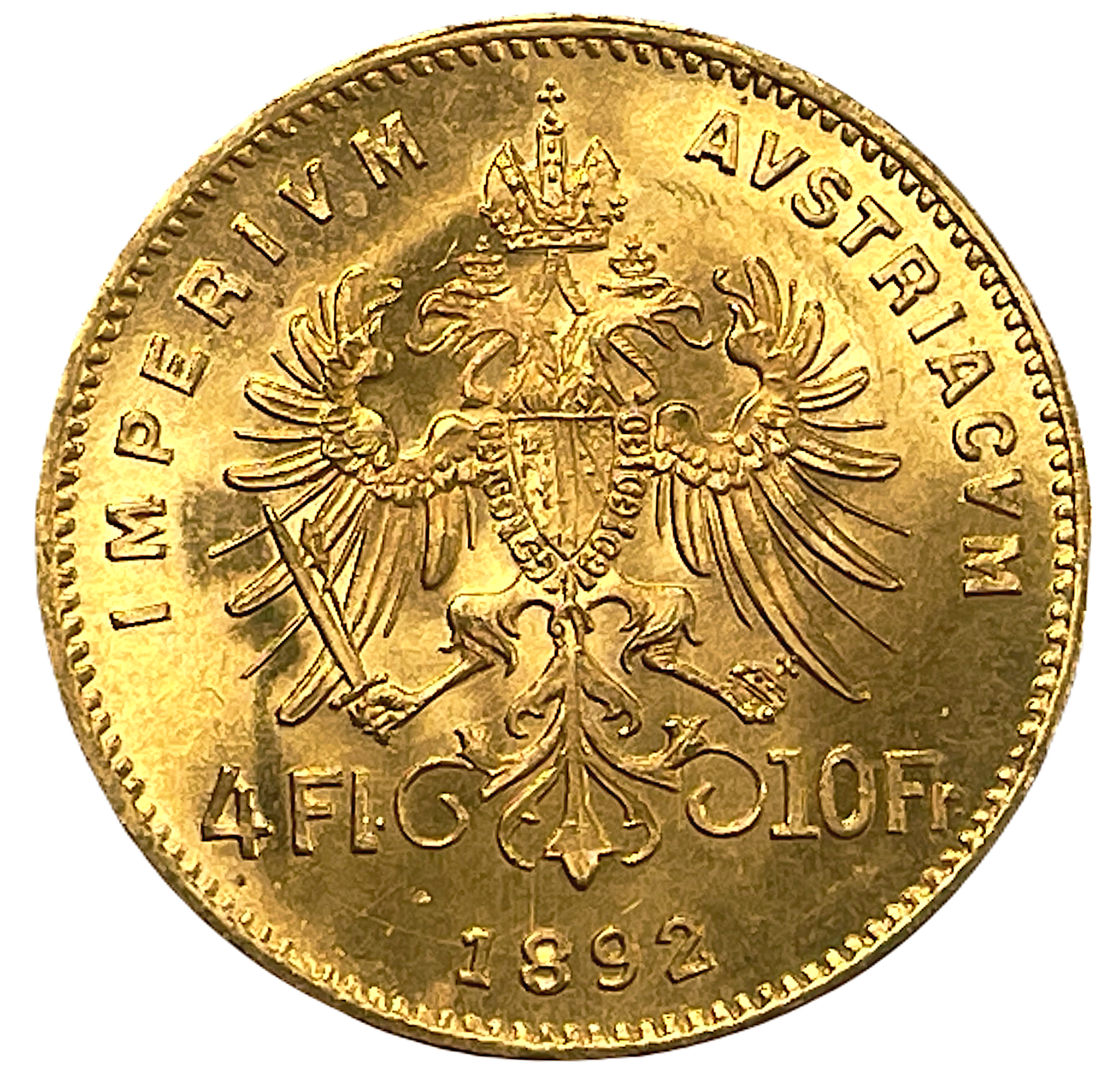 Österrike - Frans Josef - 10 Francs 1892