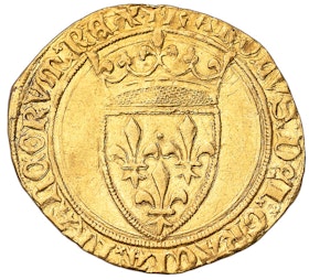 Frankrike, Charles VI (1380-1422). Ecu d’or a la couronne - Bra lyster