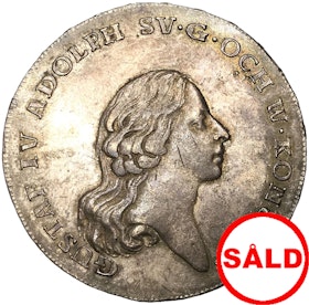 Gustav IV Adolf, Riksdaler 1796 - LÄCKERT EXEMPLAR