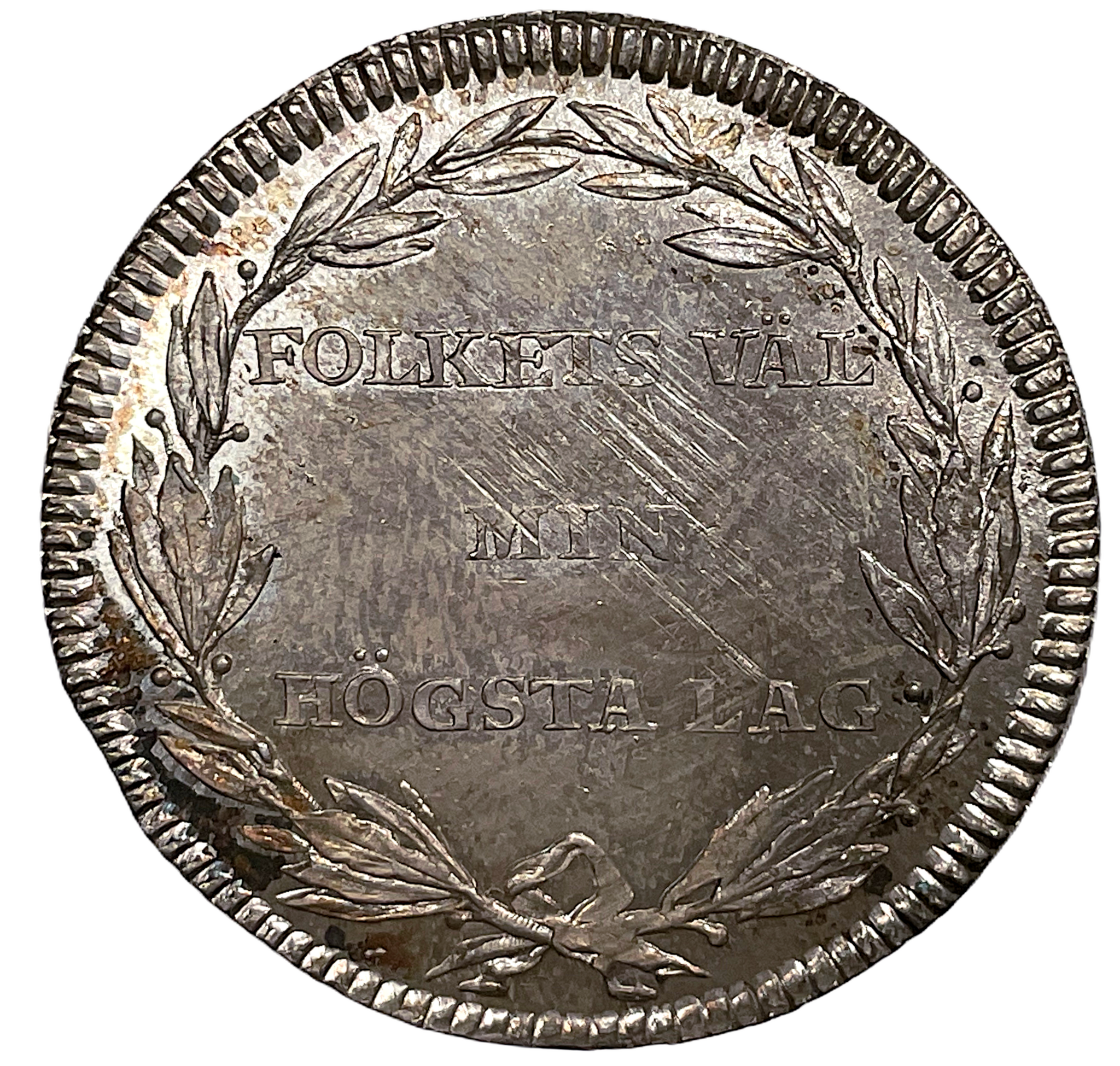 Karl XIII:s kröning - Kastmynt 1/3 Riksdaler 1809 - Ett utsökt vackert ocirkulerat exemplar