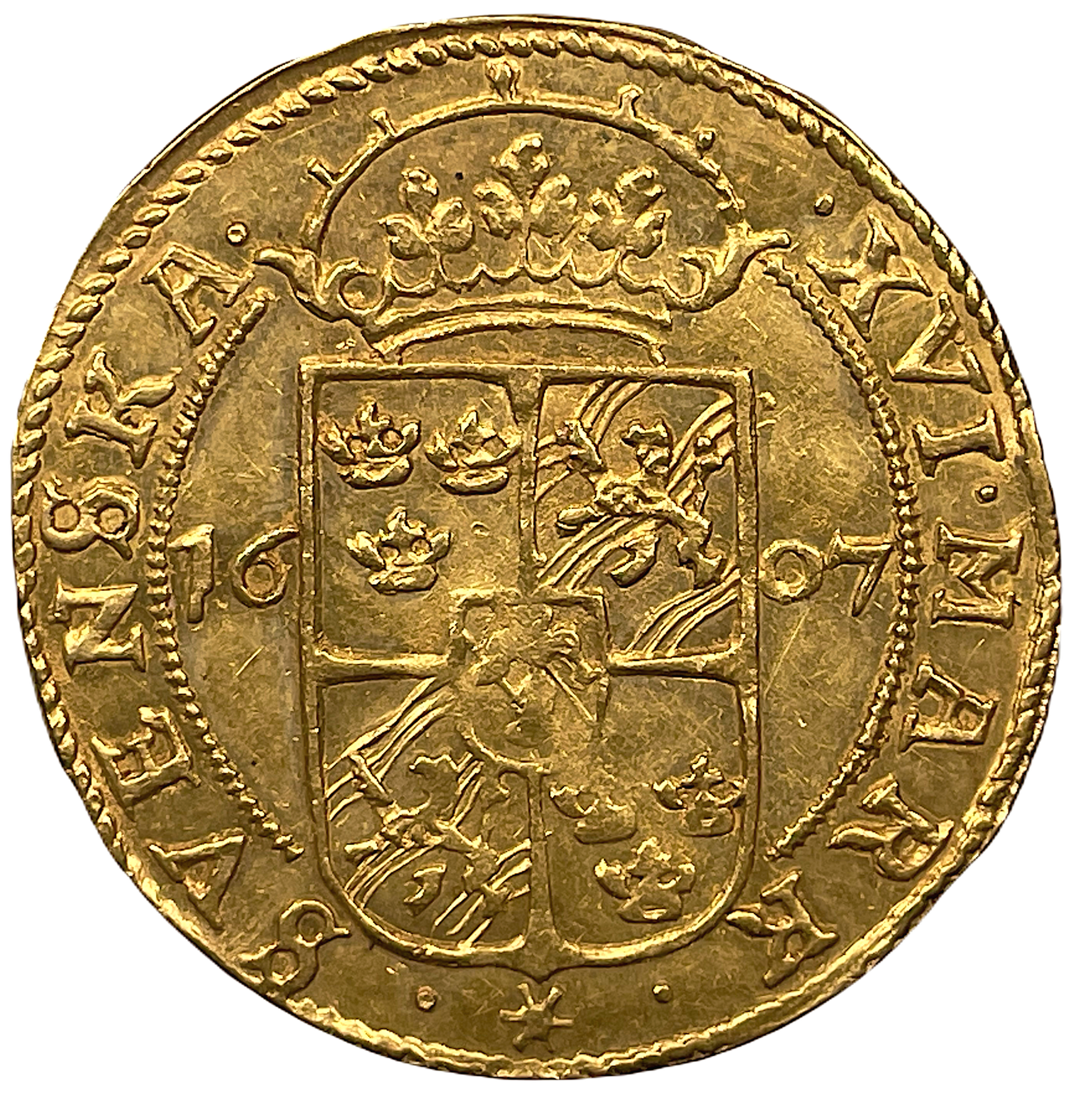 Karl IX - 16 Mark 1607 - Förmodligen det bästa kända exemplaret - Extremt sällsynt - Ex Gunnar Ekström - Pris på förfrågan