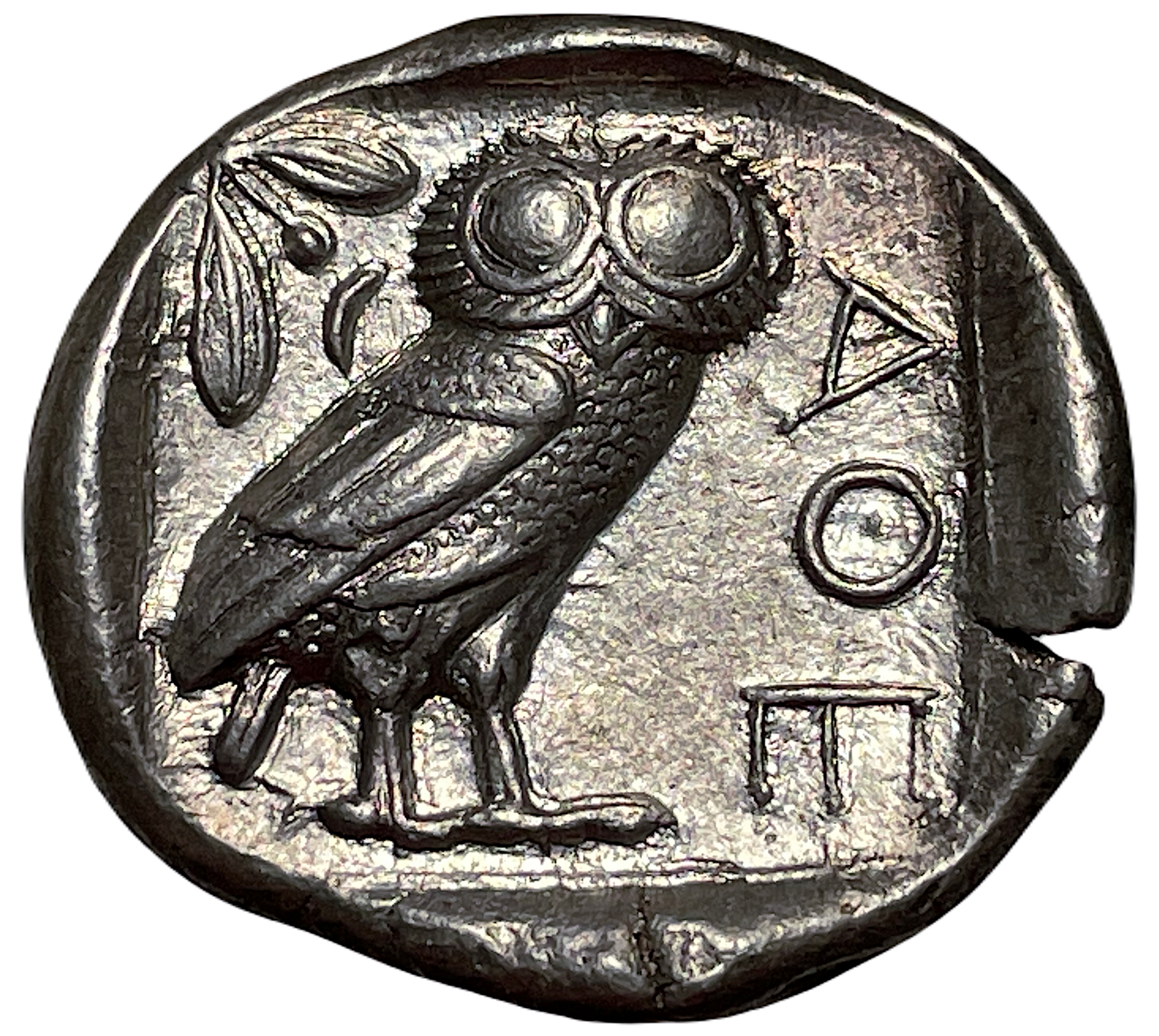 Attika, Aten, Tetradrachm 449-413 f.Kr - MYCKET VACKERT SKICK - MED "FULL CREST"