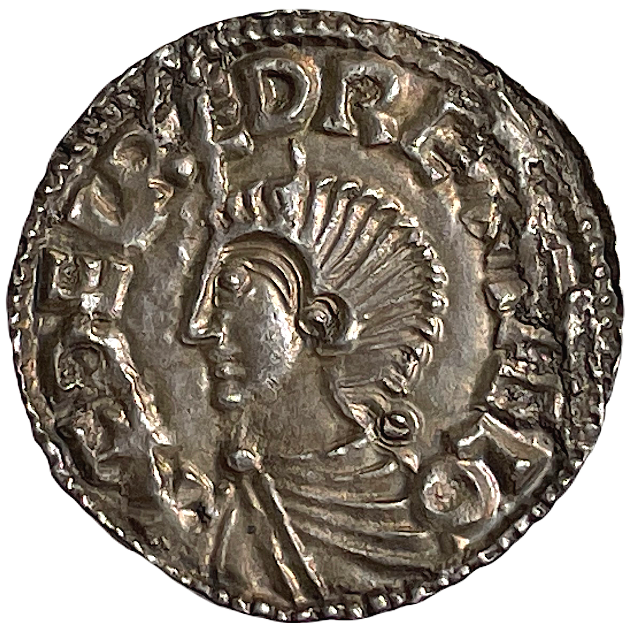 Æthelred II (978-1016). LONDON. Penny. Long cross. Mm OSVLF