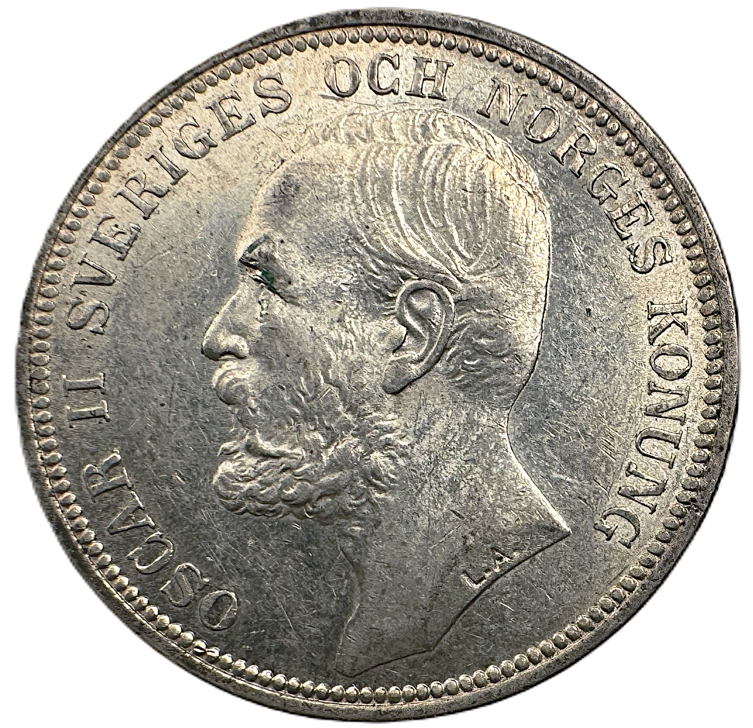 Oskar II - 2 Kronor 1898