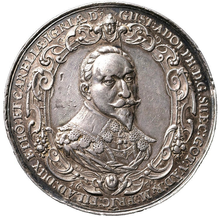 Gustav II Adolf 1632 - Tyska protestanternas glädjebetygelser över GA:s segerrika kamp mot trosfienlighetens fiender